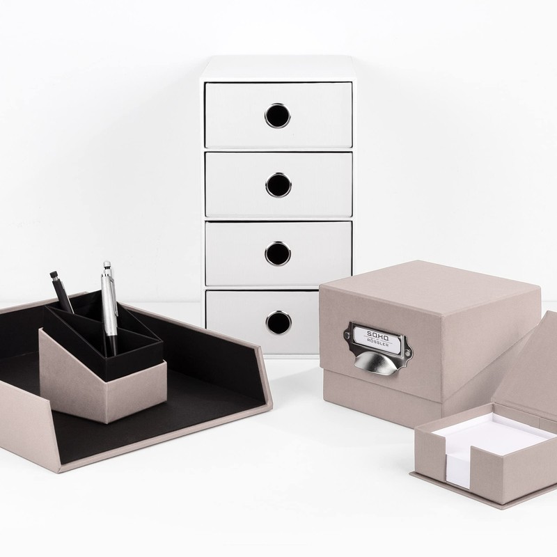 Rössler S.O.H.O.Stackable Filig Tray for A4 - Powder, Black