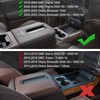 PIMCAR Center Console Organizer Compatible with 2019-2022 Chevy Silverado 1500/GMC