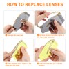 FOCUHUNTER Tactical Airsoft Glasses Anti Fog, with 3 Interchangeable Lens,