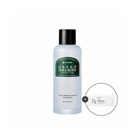 Leaders Cosmetic Leaders Green Collagen Synergy Toner 150ml / Free 1 Box of Facial Puffs