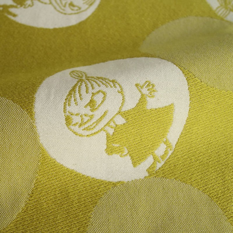 Quarter Report (MOOMIN) Moomin Cushion Cover Bubble Dot My Mustard