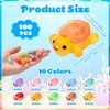 GSrenyu 100 Pcs Mini Resin Turtles Resin Animals Luminous Mini