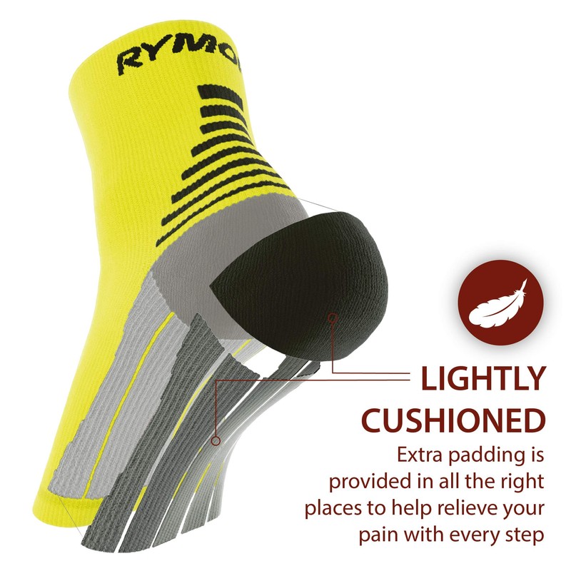 Rymora Plantar Fasciitis Foot Compression Sock Sleeves for Men and