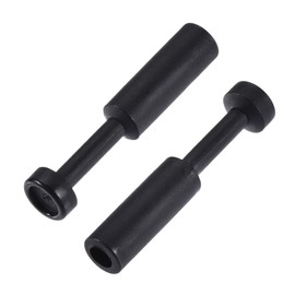 sourcing map Push to Connect Fittings, Cap Style Pneumatic Blanking Plugs, Fit for 6mm Inner Dia. Air Hose Tube Pipe, Plastic, Black, Pack of 15