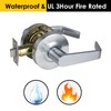 HISAFE 70mm Latch Commercial Door Lever Passage Lever Door Lock