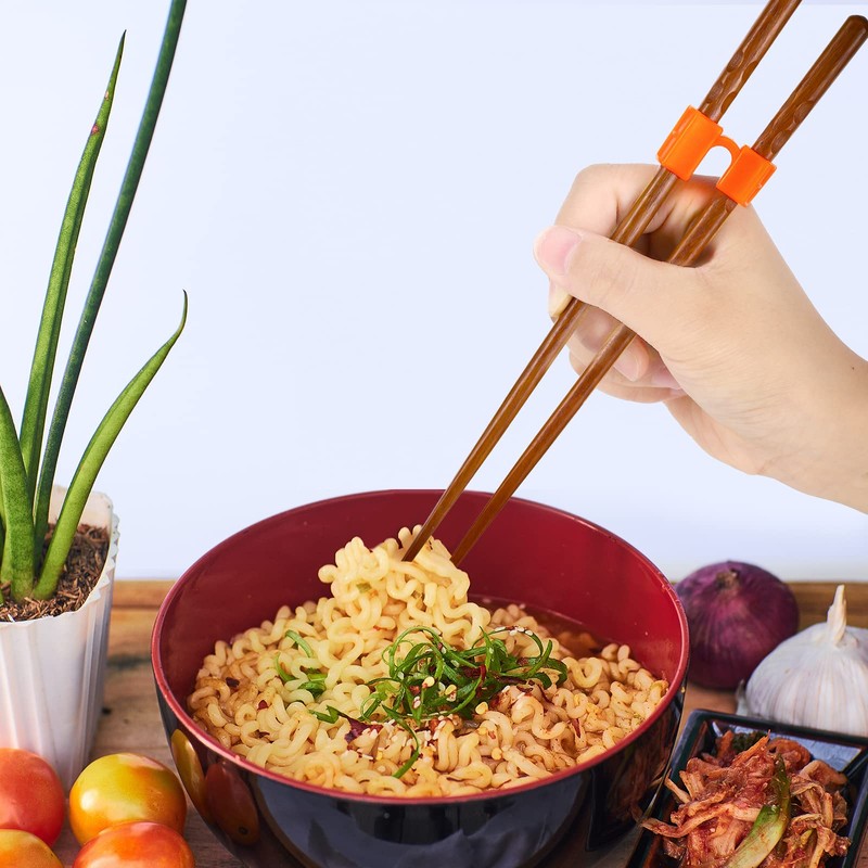 Tessco for you 5 Pairs Training Chopstick Helpers Reusable Chopsticks