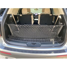 EACCESSORIES EA Rear Trunk Organizer Cargo Net for Ford Explorer 2020-2023 – Envelope Cargo Net for SUV - Premium Mesh Car Trunk Organizer Vehicle Carrier Storage-Compatible with Ford Explorer