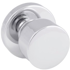 Copper Creek Metro Half-Dummy Function with Round Rosette Door Knob in Polished Stainless