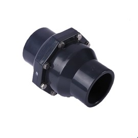 DN32(Φ40mm) Versatile PVC U Check Valve, Ideal for Horizontal or Vertical Installation in Waste Water Filter Systems, Koi Ponds and Basements