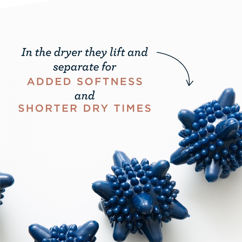Esembly Agitators, Washer Dryer Balls for Cleaner Softer Laundry, Reusable