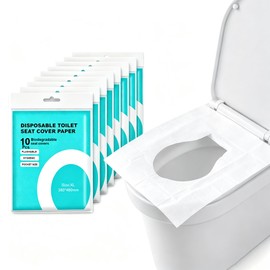 80 Pcs Toilet Seat Covers Disposable,XL Flushable Toilet Seat Cover