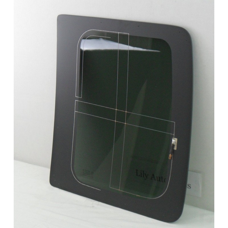 Passenger Right Side Rear Quarter Glass Quarter Window W/Antenna Style