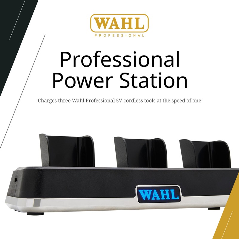 Wahl Professional Power Station for Barbers and Stylists, High-Performance Multi-Tool