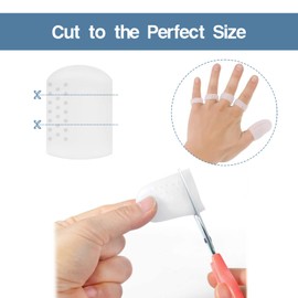 16 Stück Silikon Zehenschutz groß, Zehenschützer, Zehenschützer Silikon eignet Sich für Blasen, Hühneraugen, eingewachsene Zehennägel, Schmerzlinderung durch Reibung usw.