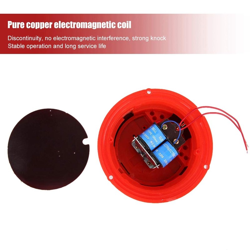 Sonew 4 Inch Fire Alarm Bell, 100 dB Metal Fire