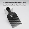 Plastic Afro Hair Comb (B)