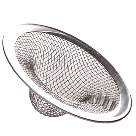 Sink Metal Screen Filter for Kitchen Sink - Pack of 10 - Stainless Steel Basket Food Strainer for Bathroom - Drain Hair Catcher for Bath