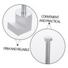 Zerodeko 10pcs Aluminum Clamps for Truck Toolbox Mounting Silver Tie