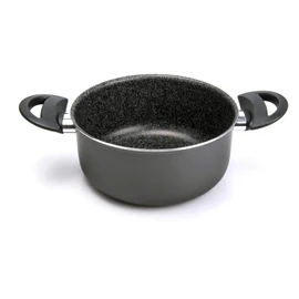 Alluflon Tradition Italy Casserole Dish Aluminium Black 16 cm
