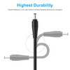 DC Power Pigtail Cable,16AWG DC Plug Barrel Connector Male 2.1mm