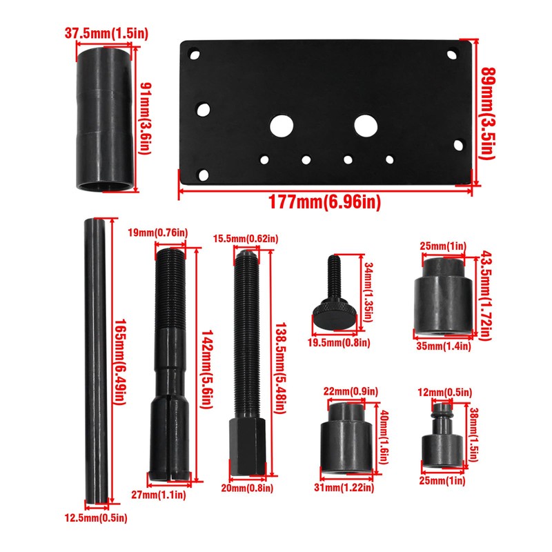 WnSEu Inner Cam Bearing Installer and Puller Tools for 1999-2017