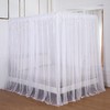 Akiky Princess Canopy Bed Curtains Set Sheer Curtain for Twin