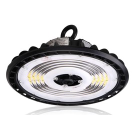 RuggedGrade Corvus II Series 150W LED High Bay UFO | 277-480V | 21,750 Lumens | Color Selectable 3000K/4000K/5000K | Commercial Lighting | DLC 5.1 Premium