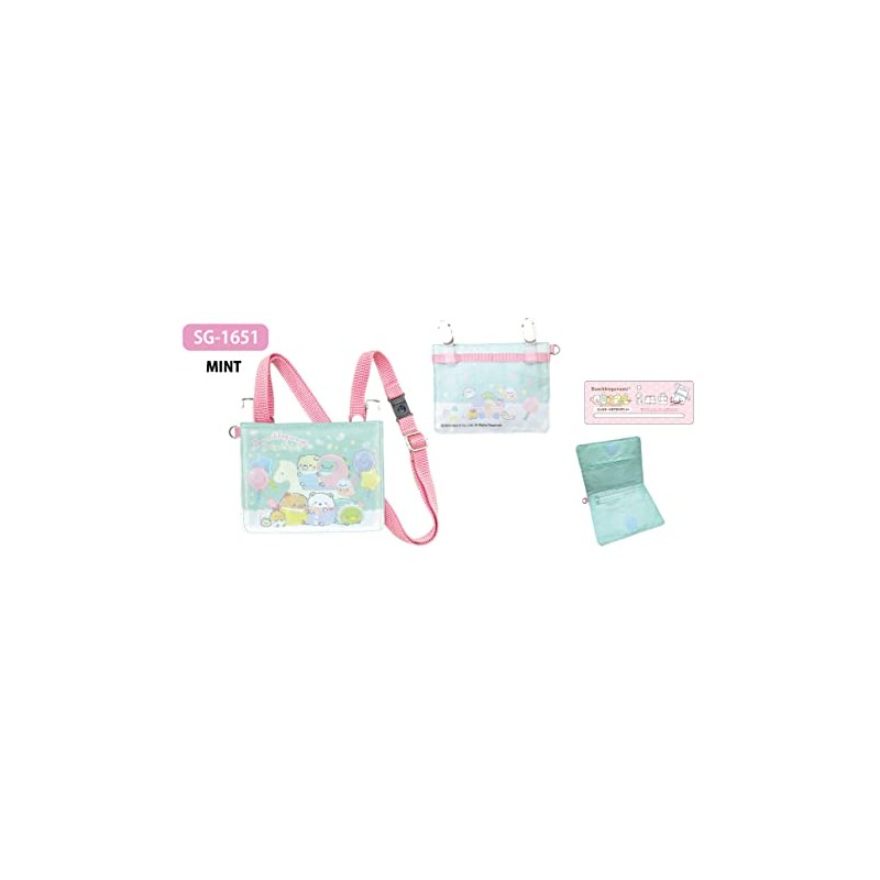 Sunart Sumikko Gurashi SG 1651 MIT Shoulder Pocket Mint