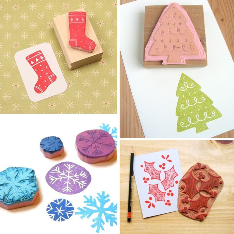 SGHUO 12pcs 4"x6" Pink Rubber Carving Blocks Linoleum Block Stamp