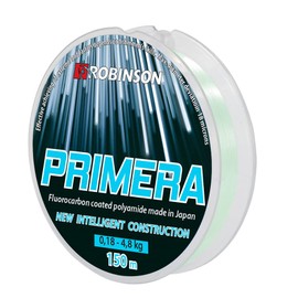 Robinson Primera Fishing Line 150 m 0.125-0.347 mm Fluorocarbon Coated (0.254 mm / 8.10 kg)