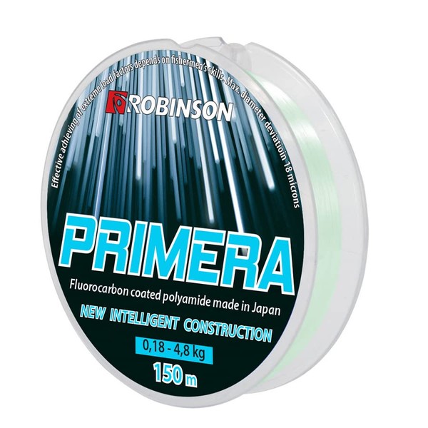 Robinson Primera Fishing Line 150 m 0.125-0.347 mm Fluorocarbon Coated