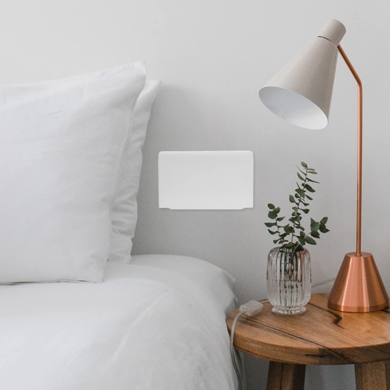 DOITOOL Cover Splash-Proof Waterproof Double-Position Security Light Protection White 20.2X12.1CM