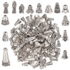 SUNNYCLUE 1 Box 100g Bead Cone Caps Tassel Bead Caps