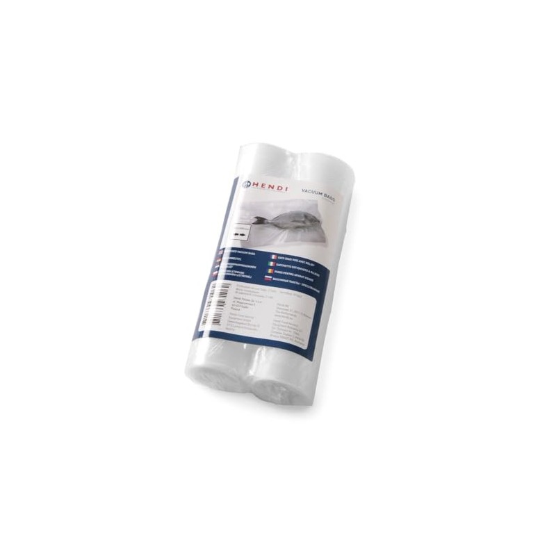 HENDI Embossed vacuum bags on roll, 200x6000 mm