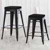 baibu 12 Inch Non Slip Stool Cushion Square, Soft Bar