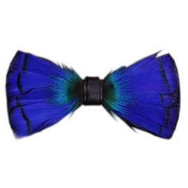 Bright Blue Mens Woven Chic Gifts Prom Bowtie Butterfly Pre-Tied Tuxedo Bow Ties