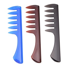 Minkissy Wide Teeth Styling Comb Set Hairdressing Combs for Men Double Sided Barber Accessories