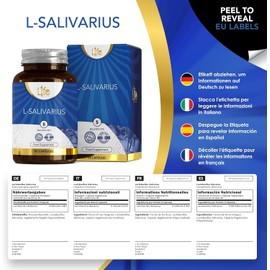 LN Lactobacillus Salivarius | 90 Lactobacillus Salivarius Probiotic Capsules - 5 Billion CFU L-Salivarius per Capsule | Non-GMO, Gluten & Allergen Free | Manufactured in The UK