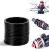 QANYEGN 15Pcs Aluminum Alloy Bicycle Washer, Bicycle Bottom Bracket Spacer,