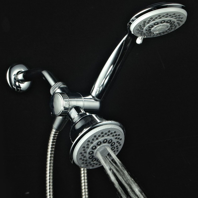 AquaStorm by HotelSpa 30-Setting SpiralFlo 3-Way HIGH PRESSURE Luxury Shower