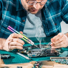 Cordless Soldering Iron - Usb Soldering Iron │ Rechargeable Soldering Pen │ Portable With Adjustable Temperature, Quick Heat Up, Precision Tip For Electronics & Jewelry Welding