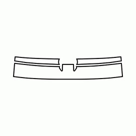 Clear Protection Film for Kia Niro - 2017 and newer - Rear bumper protection film - PPF