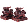 Betterdecor A Pair of Feng Shui Pi Yao/Pi Xiu (Cherry)