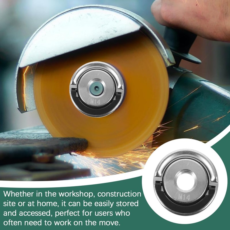 M14 Quick Clamping Nuts, Quick Release Nut with Pull Rin,