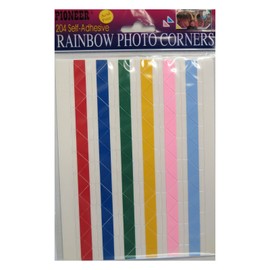 Pioneer Self Adhesive Rainbow Photo Corners
