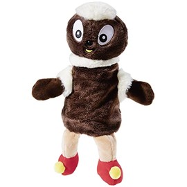 Sandmann and His Friends Hand Puppet Pittiplatsch GRS/PET Plush, Coffee Brown