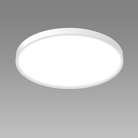 Ouyulong Ceiling Light LED 18 W LED Ceiling Light 4000 K Round Ceiling Light IP44 Ceiling Light LED for Living Room Bedroom Bathroom Kitchen Bathroom Cellar Balcony Ultra Thin Diameter 23 cm (1)