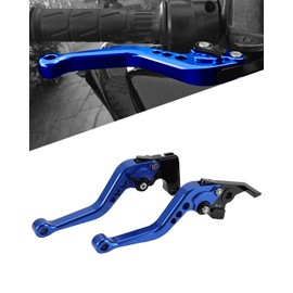 BAOUFF Motorcycle Clutch Brake Levers,Adjustable CNC Billet Pivot Handle Lever for MT07 FZ07 14-23/FJ09 FZ09 MT09 Tracer 15-20/Tenere 700 19-23/XSR700 16-23/XSR900 16-21 - Blue