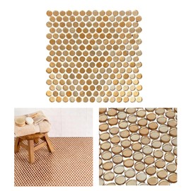 Tenedos HTC200 Copper Penny Glass Mosaic Tile