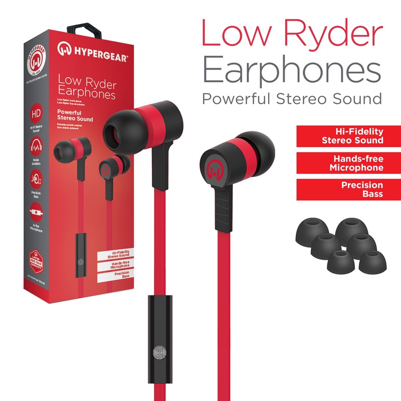 HyperGear in-Ear Wired Earphones with Mic Noise Isolating Fit Earbuds